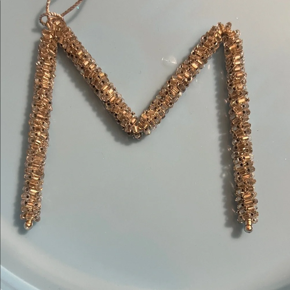 West Elm letter silver